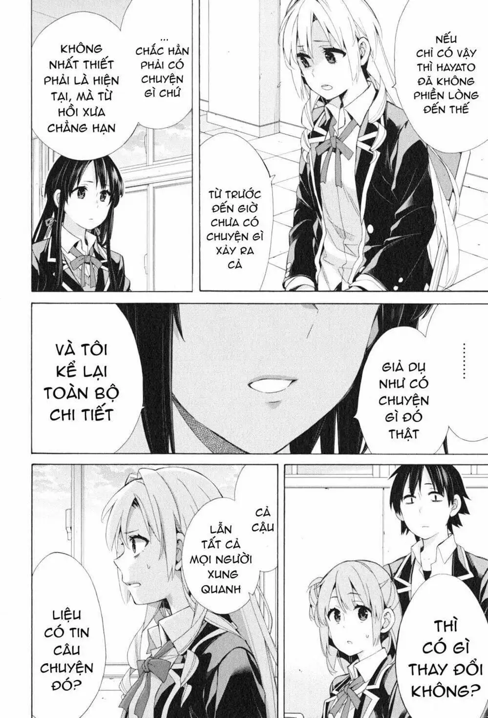 Truyện Tranh Chuyện Tình Thanh Xuân Bi Hài Của Tôi Quả Nhiên Là Sai Lầm - Oregairu trang 6