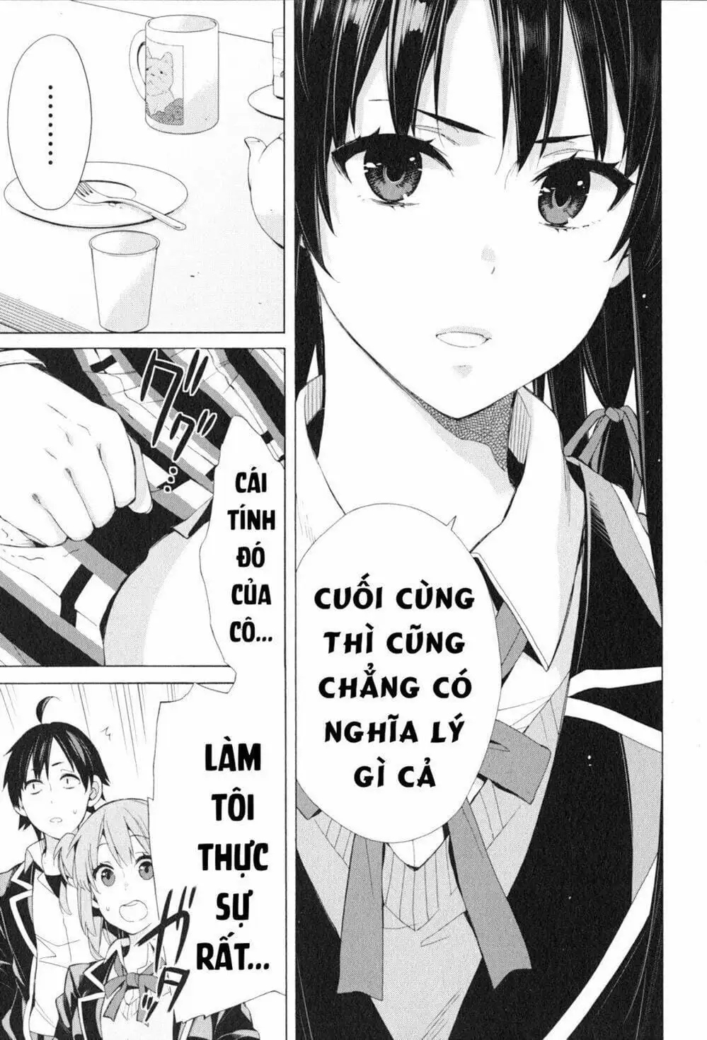 Truyện Tranh Chuyện Tình Thanh Xuân Bi Hài Của Tôi Quả Nhiên Là Sai Lầm - Oregairu trang 6