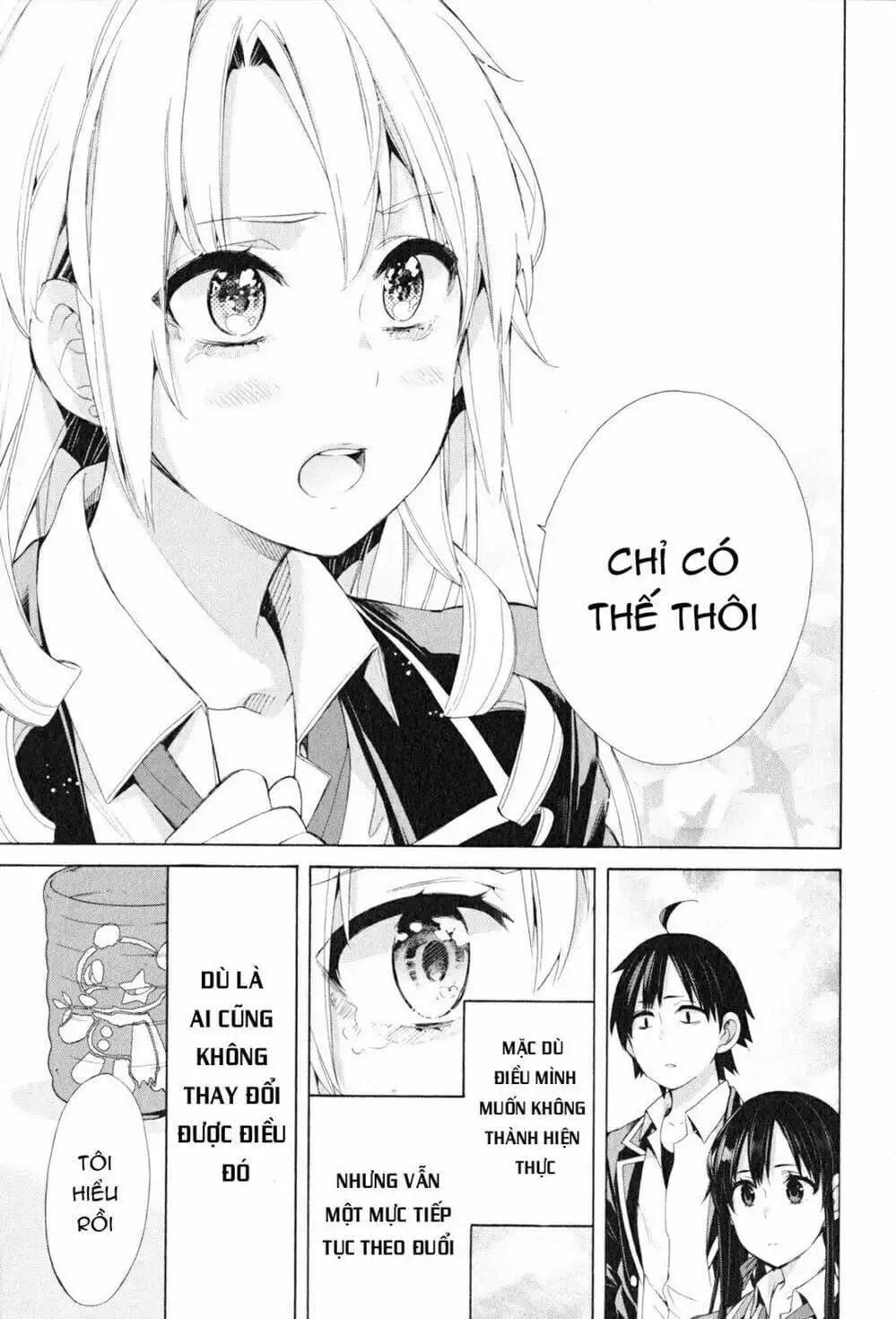 Truyện Tranh Chuyện Tình Thanh Xuân Bi Hài Của Tôi Quả Nhiên Là Sai Lầm - Oregairu trang 6