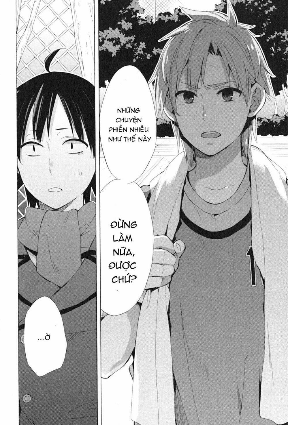 Truyện Tranh Chuyện Tình Thanh Xuân Bi Hài Của Tôi Quả Nhiên Là Sai Lầm - Oregairu trang 6