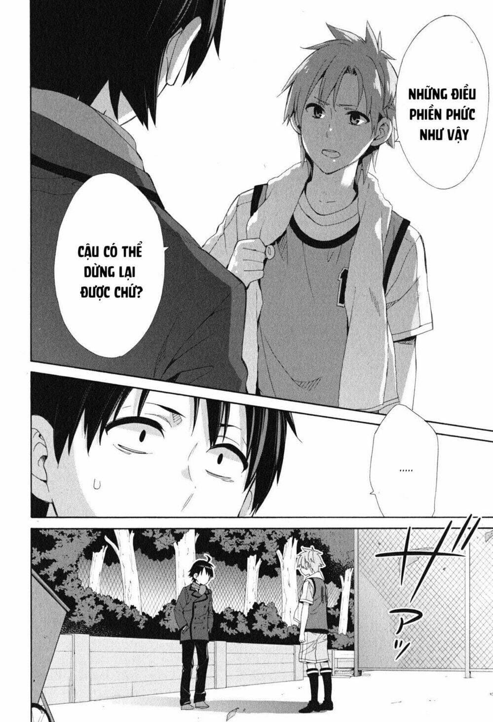 Truyện Tranh Chuyện Tình Thanh Xuân Bi Hài Của Tôi Quả Nhiên Là Sai Lầm - Oregairu trang 6