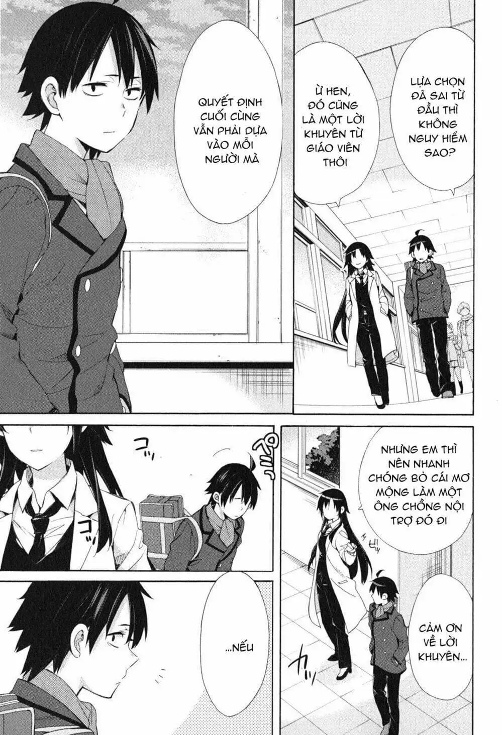 Truyện Tranh Chuyện Tình Thanh Xuân Bi Hài Của Tôi Quả Nhiên Là Sai Lầm - Oregairu trang 6