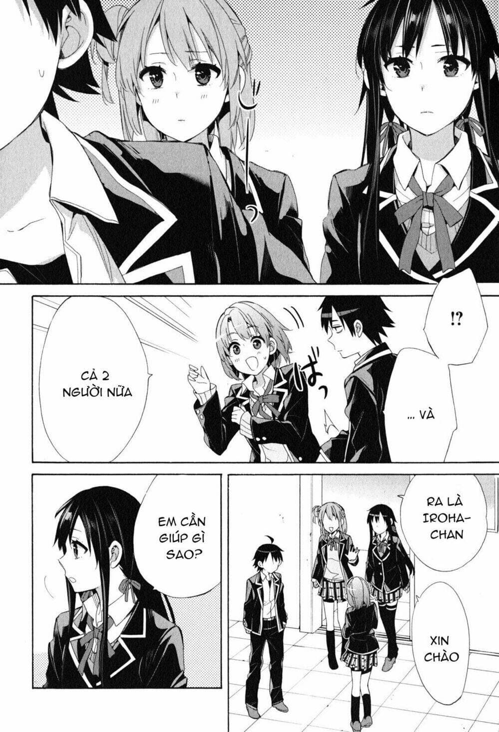 Truyện Tranh Chuyện Tình Thanh Xuân Bi Hài Của Tôi Quả Nhiên Là Sai Lầm - Oregairu trang 6