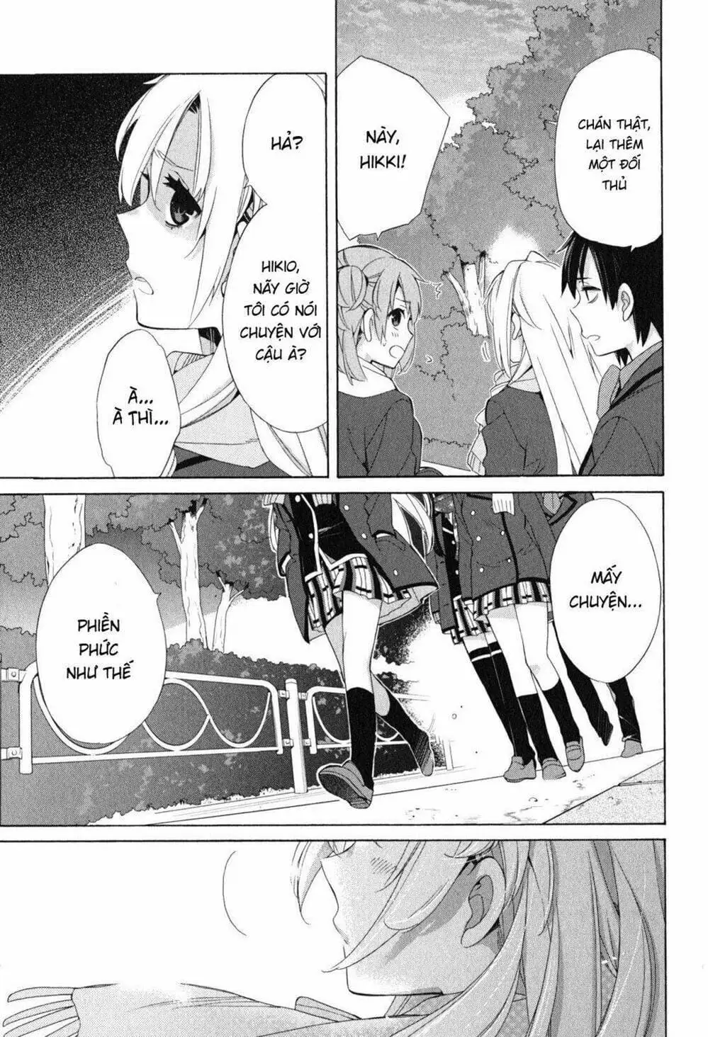 Truyện Tranh Chuyện Tình Thanh Xuân Bi Hài Của Tôi Quả Nhiên Là Sai Lầm - Oregairu trang 6