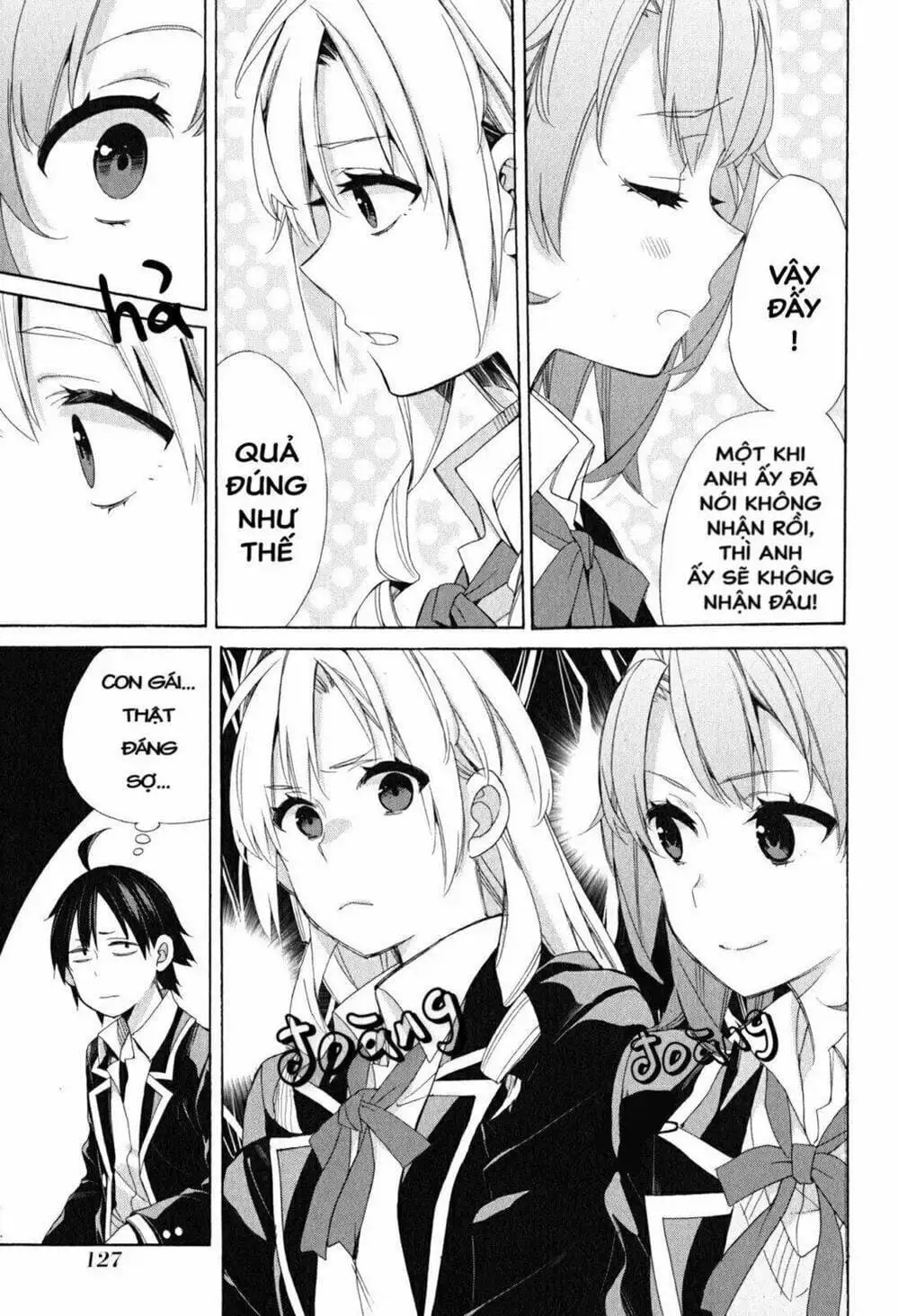 Truyện Tranh Chuyện Tình Thanh Xuân Bi Hài Của Tôi Quả Nhiên Là Sai Lầm - Oregairu trang 6