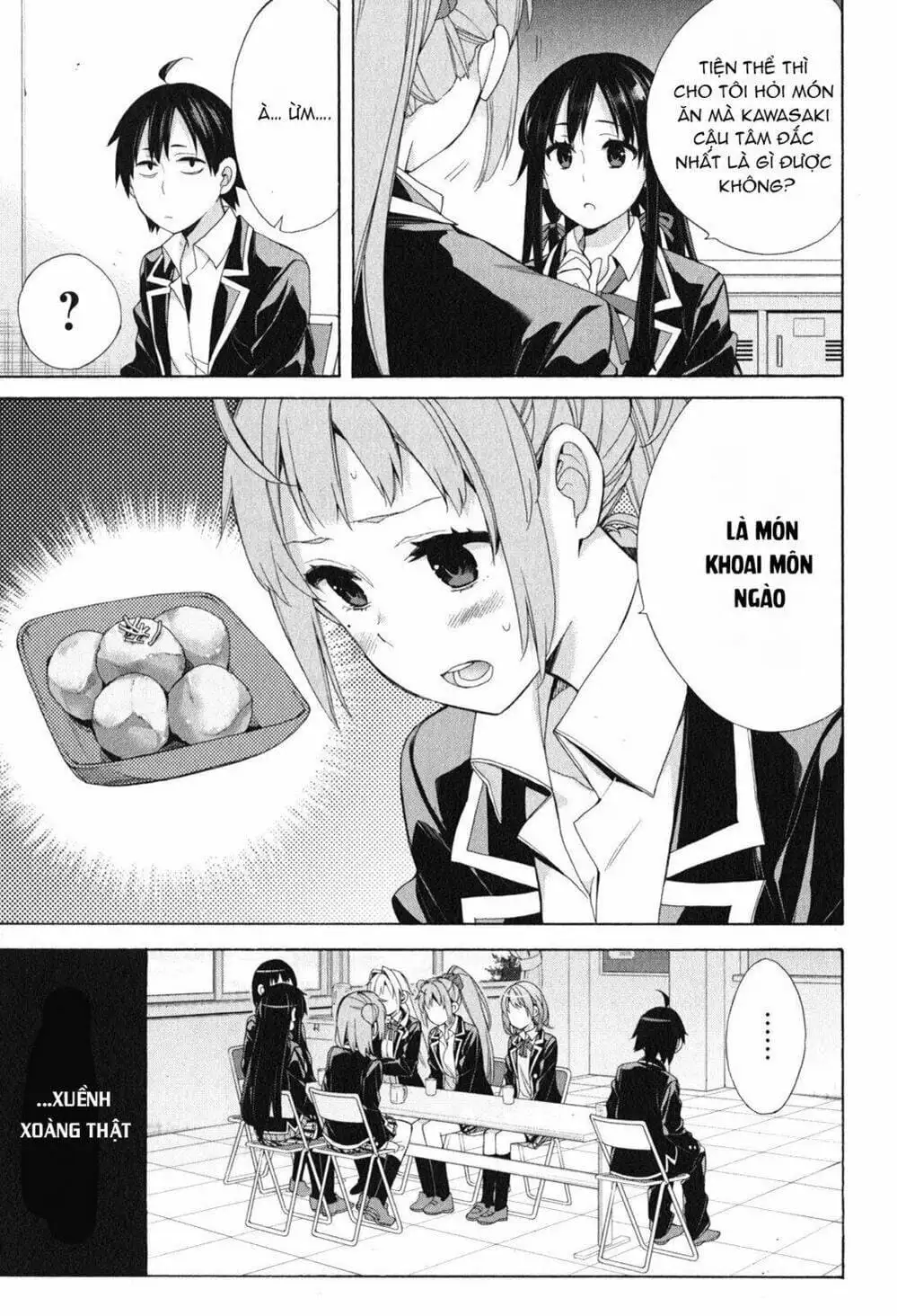 Truyện Tranh Chuyện Tình Thanh Xuân Bi Hài Của Tôi Quả Nhiên Là Sai Lầm - Oregairu trang 6