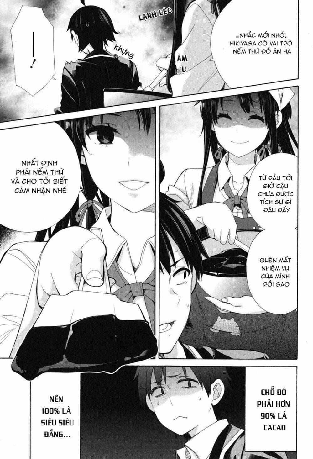 Truyện Tranh Chuyện Tình Thanh Xuân Bi Hài Của Tôi Quả Nhiên Là Sai Lầm - Oregairu trang 6