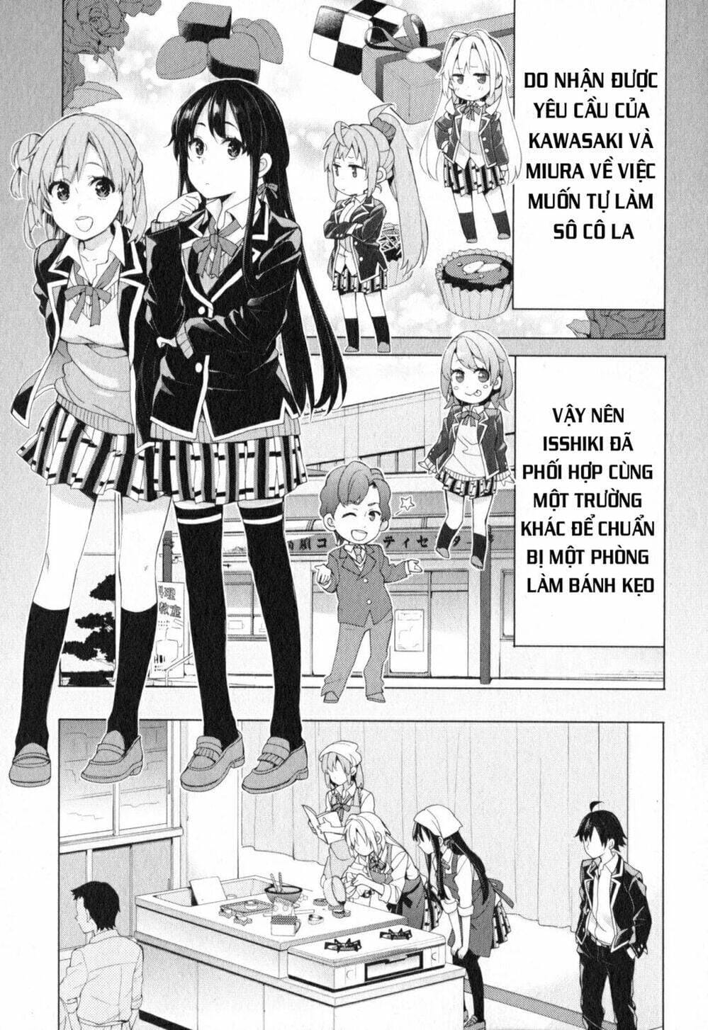 Truyện Tranh Chuyện Tình Thanh Xuân Bi Hài Của Tôi Quả Nhiên Là Sai Lầm - Oregairu trang 6