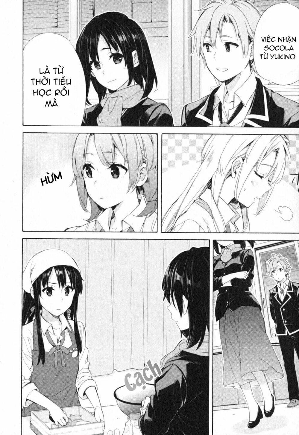 Truyện Tranh Chuyện Tình Thanh Xuân Bi Hài Của Tôi Quả Nhiên Là Sai Lầm - Oregairu trang 6