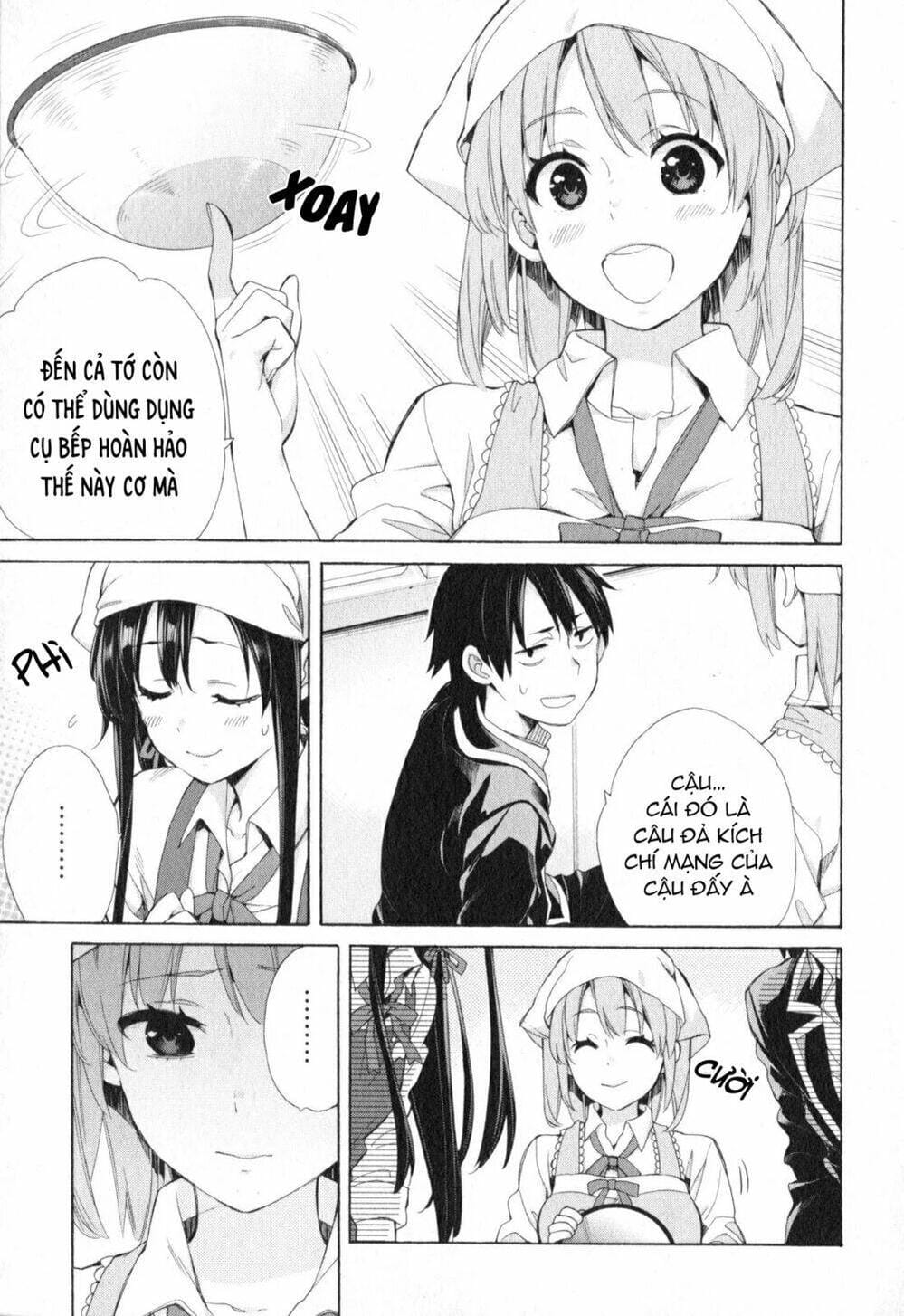 Truyện Tranh Chuyện Tình Thanh Xuân Bi Hài Của Tôi Quả Nhiên Là Sai Lầm - Oregairu trang 6