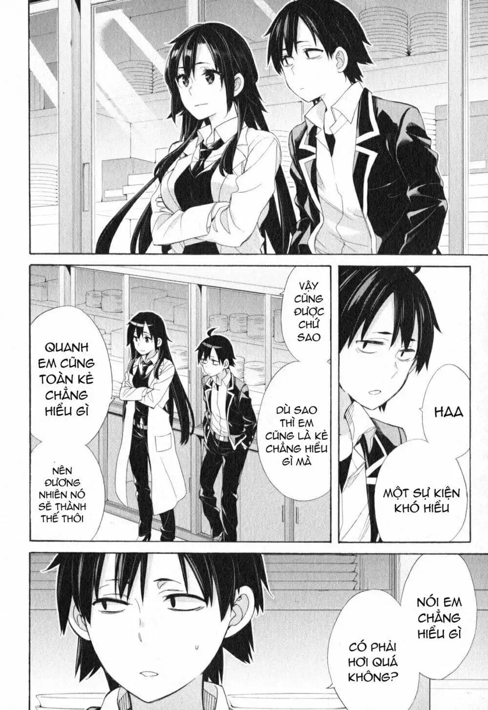 Truyện Tranh Chuyện Tình Thanh Xuân Bi Hài Của Tôi Quả Nhiên Là Sai Lầm - Oregairu trang 6