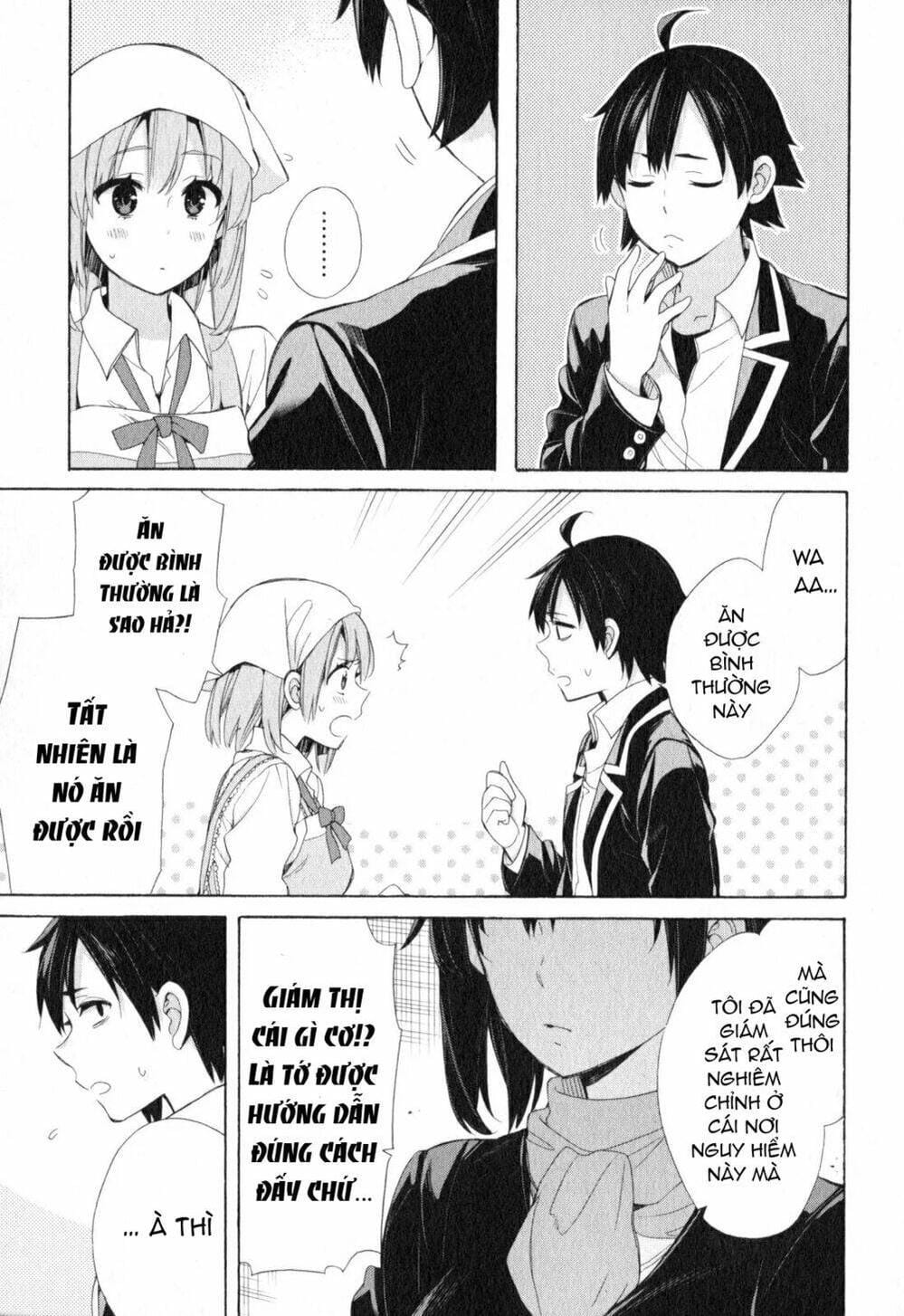 Truyện Tranh Chuyện Tình Thanh Xuân Bi Hài Của Tôi Quả Nhiên Là Sai Lầm - Oregairu trang 6