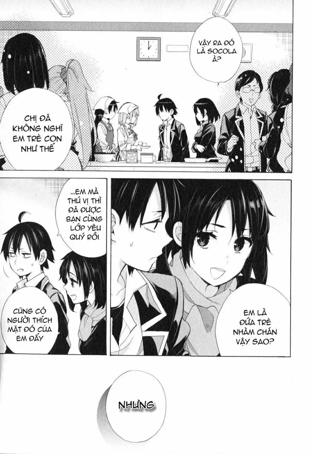 Truyện Tranh Chuyện Tình Thanh Xuân Bi Hài Của Tôi Quả Nhiên Là Sai Lầm - Oregairu trang 6