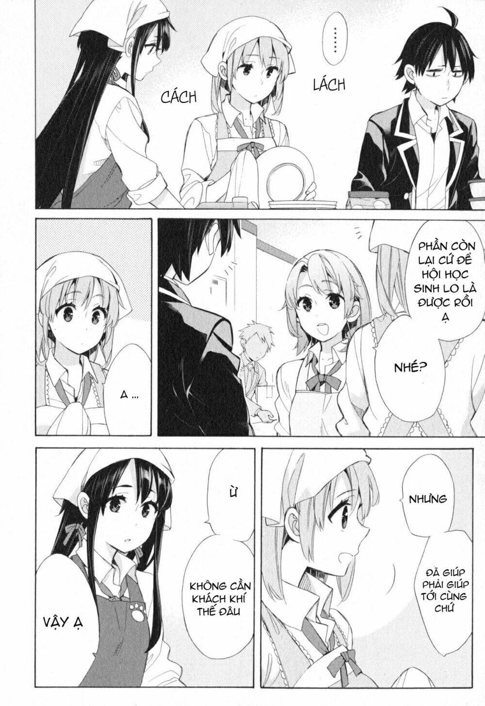 Truyện Tranh Chuyện Tình Thanh Xuân Bi Hài Của Tôi Quả Nhiên Là Sai Lầm - Oregairu trang 6