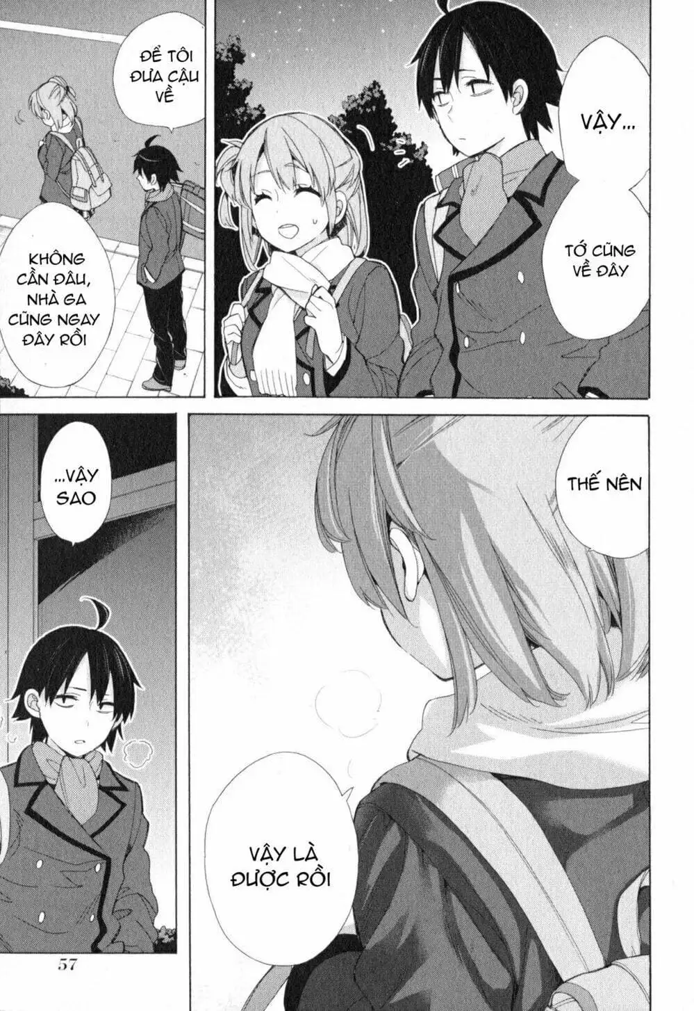 Truyện Tranh Chuyện Tình Thanh Xuân Bi Hài Của Tôi Quả Nhiên Là Sai Lầm - Oregairu trang 6