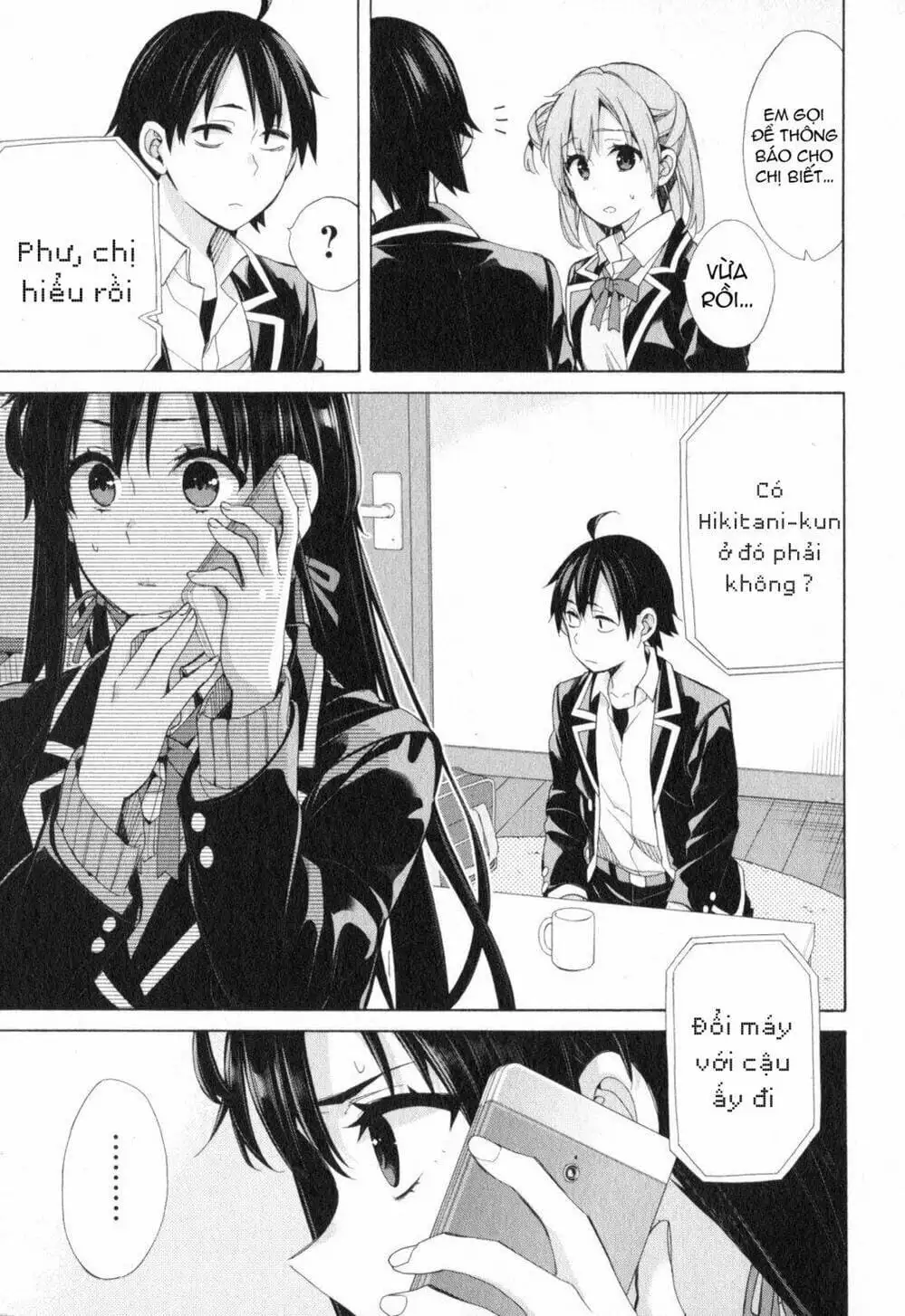 Truyện Tranh Chuyện Tình Thanh Xuân Bi Hài Của Tôi Quả Nhiên Là Sai Lầm - Oregairu trang 6