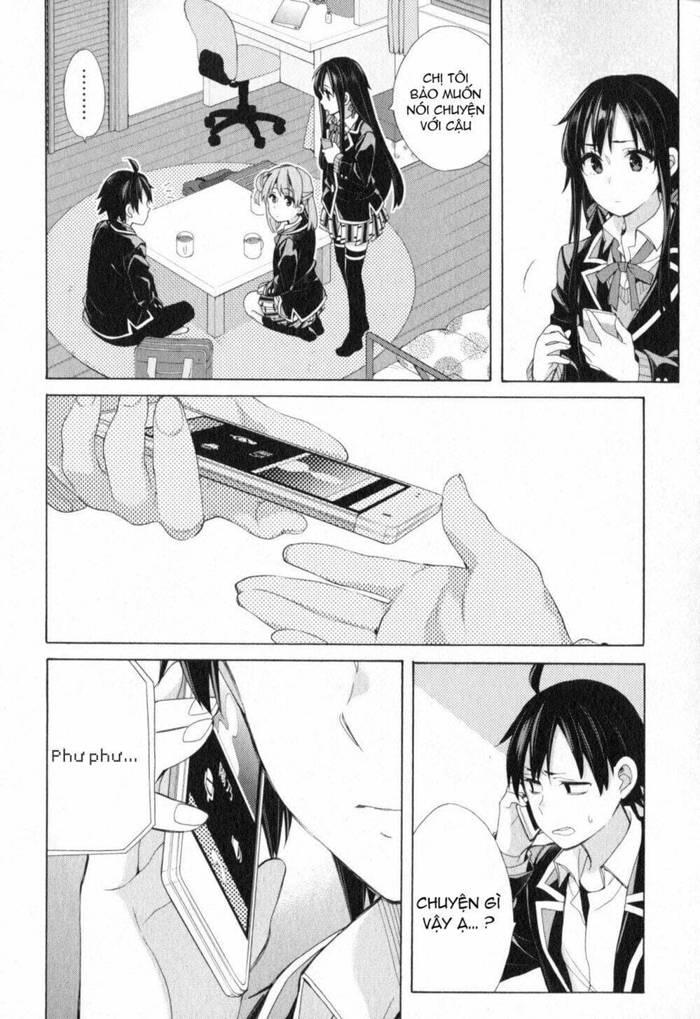 Truyện Tranh Chuyện Tình Thanh Xuân Bi Hài Của Tôi Quả Nhiên Là Sai Lầm - Oregairu trang 6