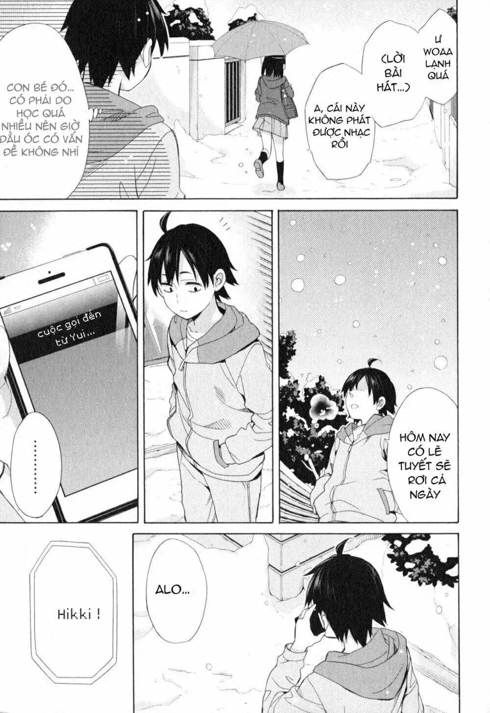 Truyện Tranh Chuyện Tình Thanh Xuân Bi Hài Của Tôi Quả Nhiên Là Sai Lầm - Oregairu trang 6