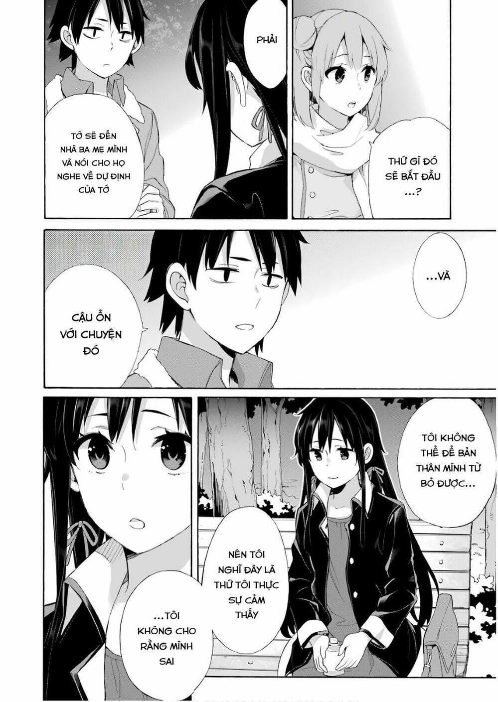 Truyện Tranh Chuyện Tình Thanh Xuân Bi Hài Của Tôi Quả Nhiên Là Sai Lầm - Oregairu trang 6