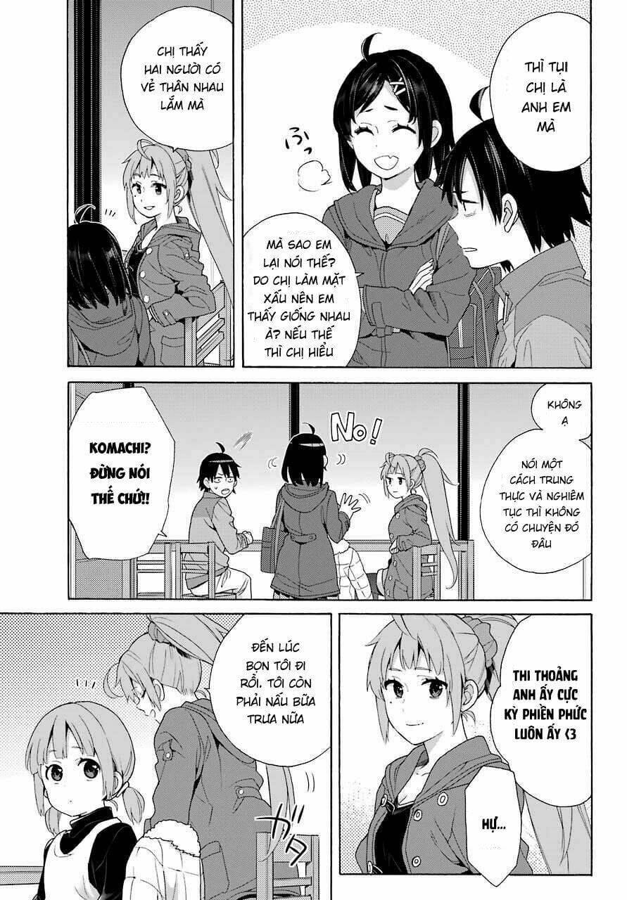 Truyện Tranh Chuyện Tình Thanh Xuân Bi Hài Của Tôi Quả Nhiên Là Sai Lầm - Oregairu trang 6