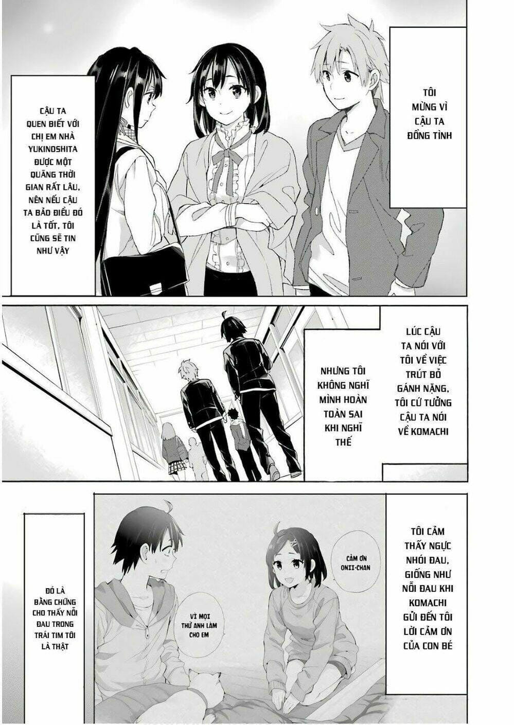 Truyện Tranh Chuyện Tình Thanh Xuân Bi Hài Của Tôi Quả Nhiên Là Sai Lầm - Oregairu trang 6