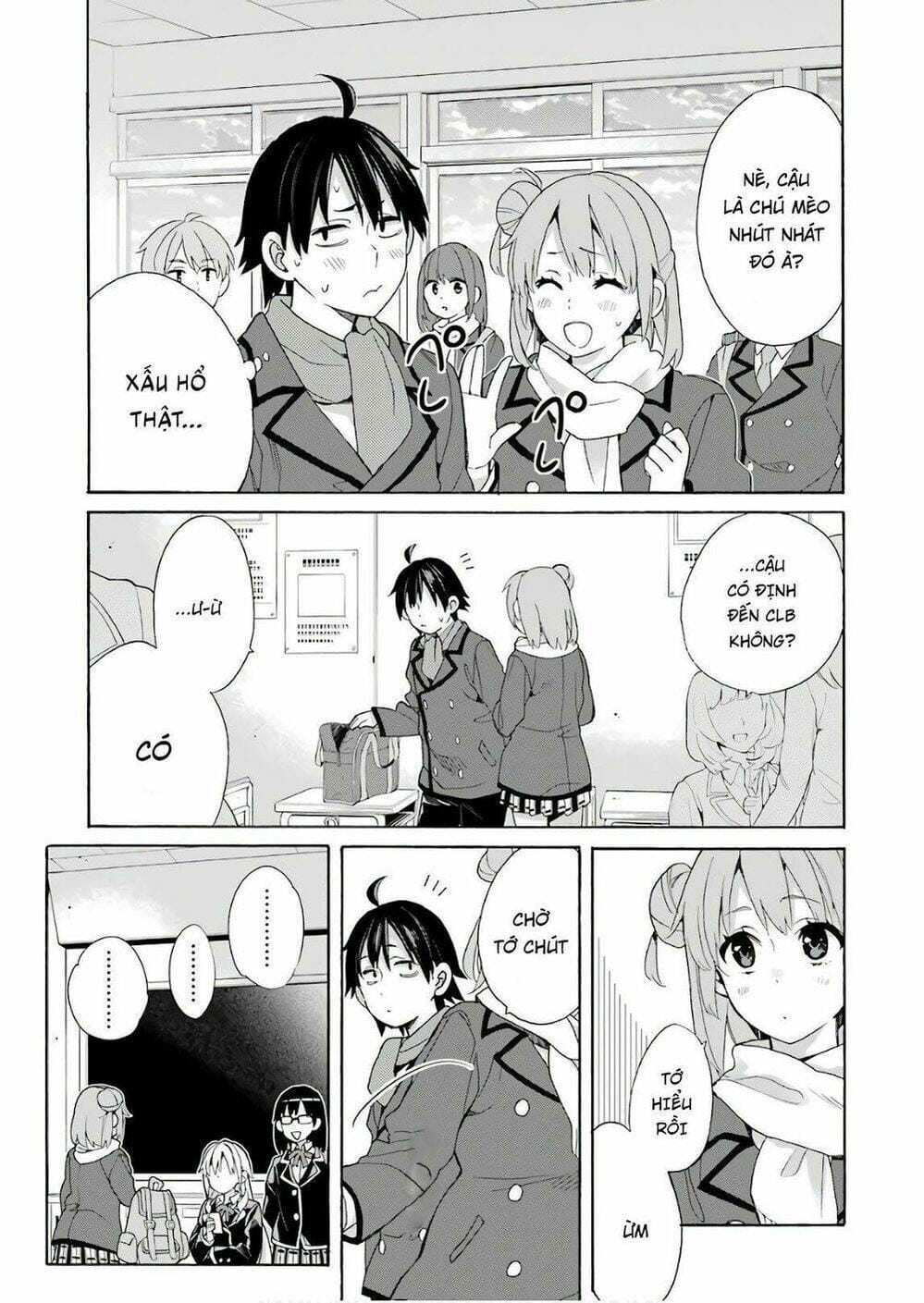 Truyện Tranh Chuyện Tình Thanh Xuân Bi Hài Của Tôi Quả Nhiên Là Sai Lầm - Oregairu trang 6