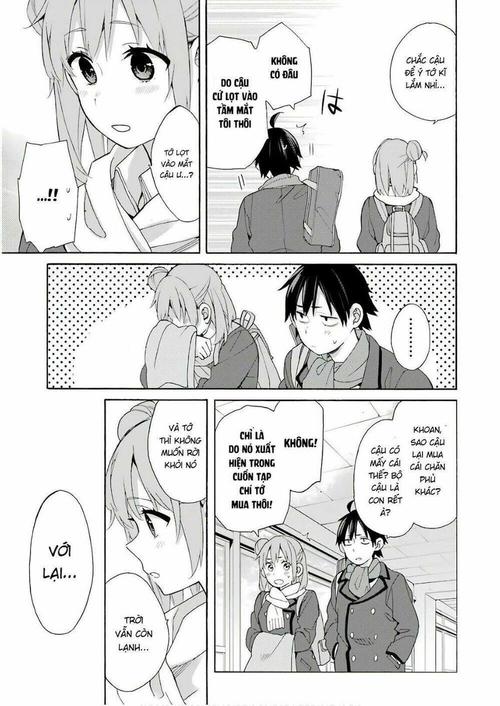 Truyện Tranh Chuyện Tình Thanh Xuân Bi Hài Của Tôi Quả Nhiên Là Sai Lầm - Oregairu trang 6