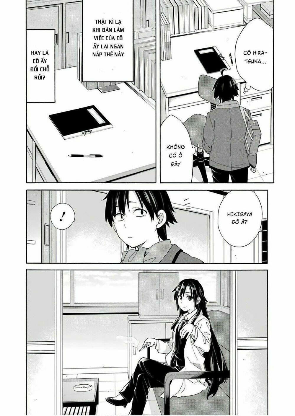 Truyện Tranh Chuyện Tình Thanh Xuân Bi Hài Của Tôi Quả Nhiên Là Sai Lầm - Oregairu trang 6