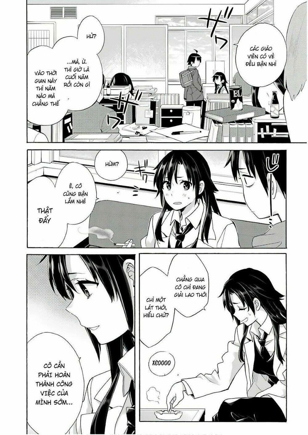 Truyện Tranh Chuyện Tình Thanh Xuân Bi Hài Của Tôi Quả Nhiên Là Sai Lầm - Oregairu trang 6