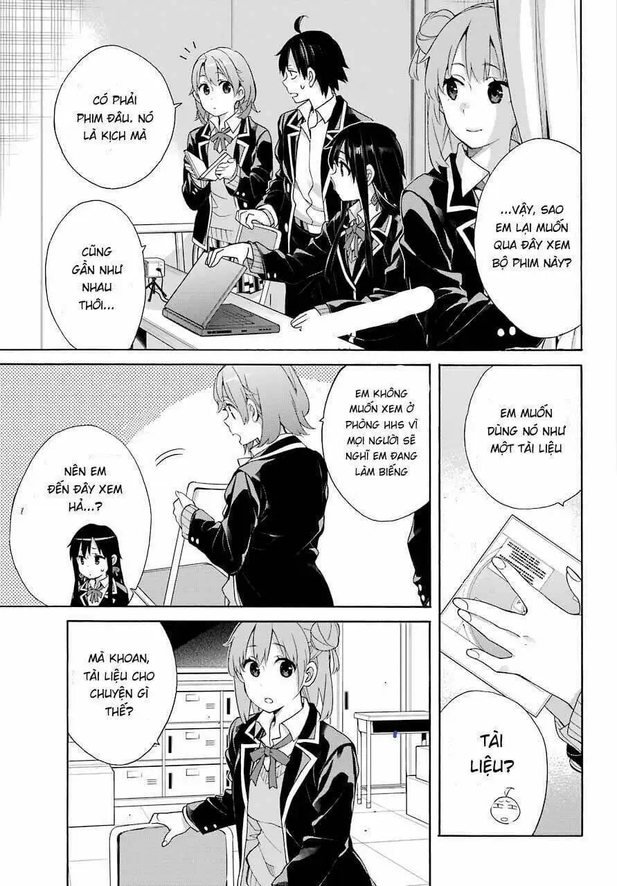 Truyện Tranh Chuyện Tình Thanh Xuân Bi Hài Của Tôi Quả Nhiên Là Sai Lầm - Oregairu trang 6