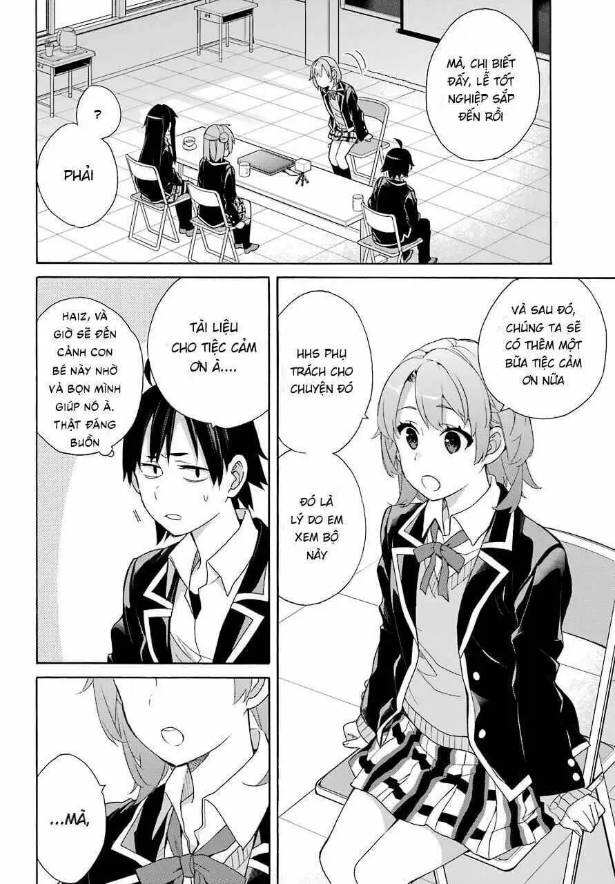 Truyện Tranh Chuyện Tình Thanh Xuân Bi Hài Của Tôi Quả Nhiên Là Sai Lầm - Oregairu trang 6