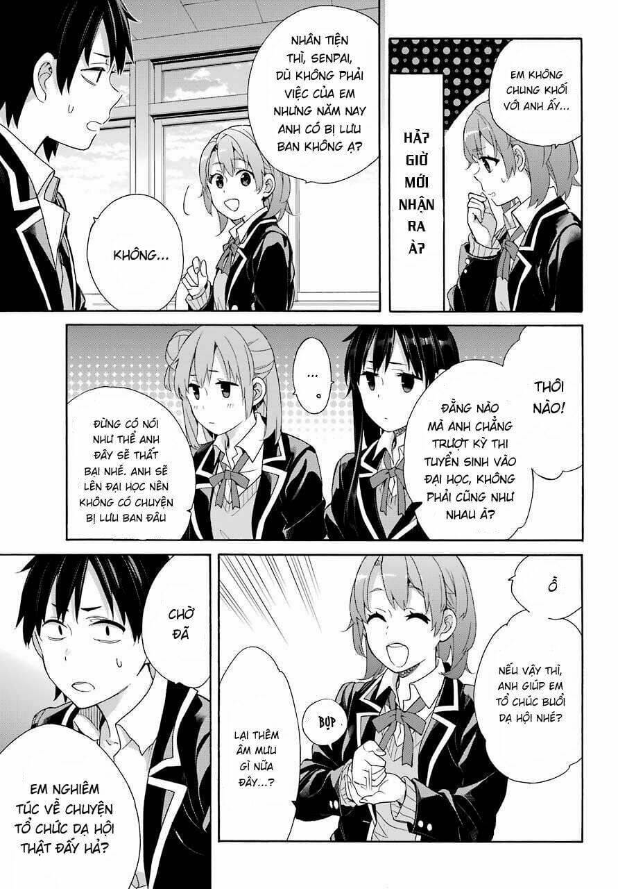 Truyện Tranh Chuyện Tình Thanh Xuân Bi Hài Của Tôi Quả Nhiên Là Sai Lầm - Oregairu trang 6