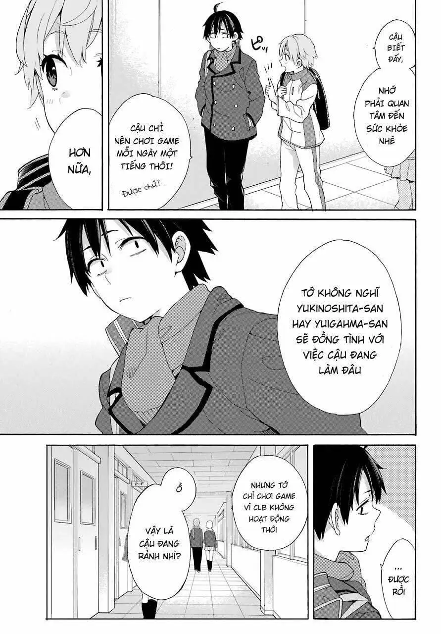 Truyện Tranh Chuyện Tình Thanh Xuân Bi Hài Của Tôi Quả Nhiên Là Sai Lầm - Oregairu trang 6