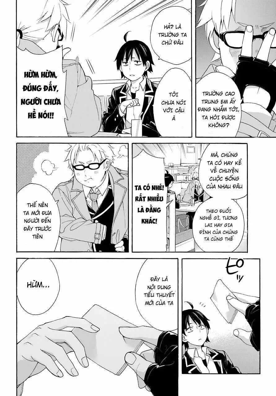 Truyện Tranh Chuyện Tình Thanh Xuân Bi Hài Của Tôi Quả Nhiên Là Sai Lầm - Oregairu trang 6