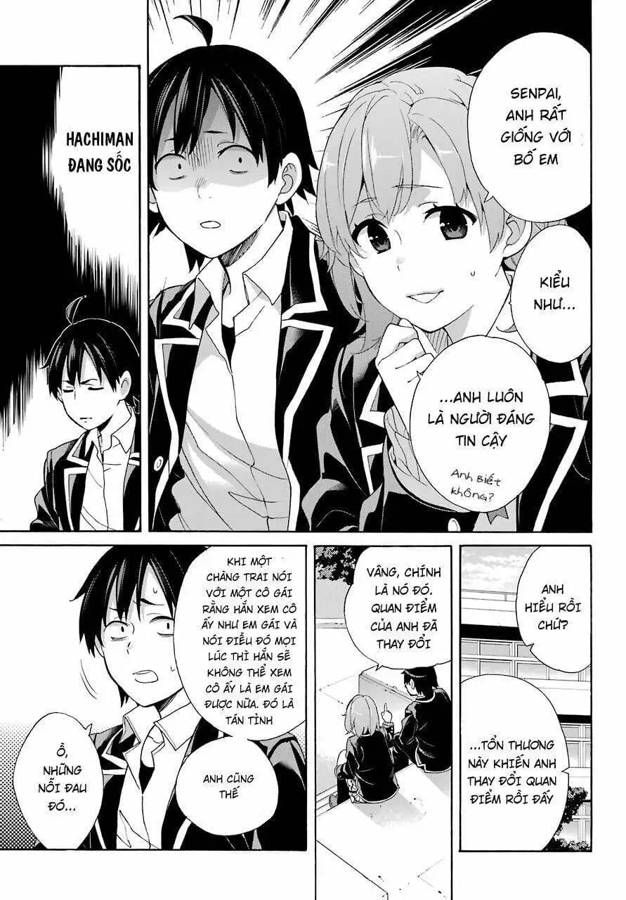 Truyện Tranh Chuyện Tình Thanh Xuân Bi Hài Của Tôi Quả Nhiên Là Sai Lầm - Oregairu trang 6