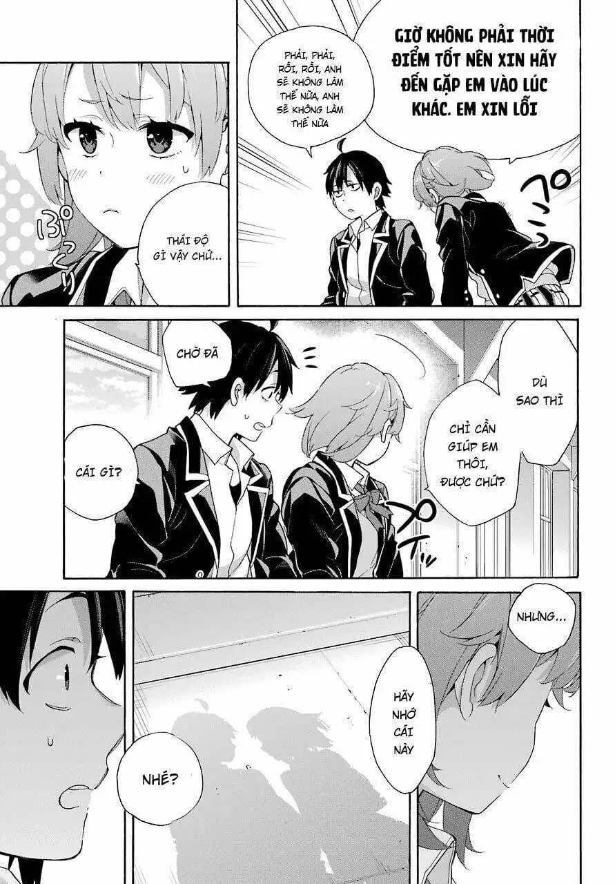 Truyện Tranh Chuyện Tình Thanh Xuân Bi Hài Của Tôi Quả Nhiên Là Sai Lầm - Oregairu trang 6