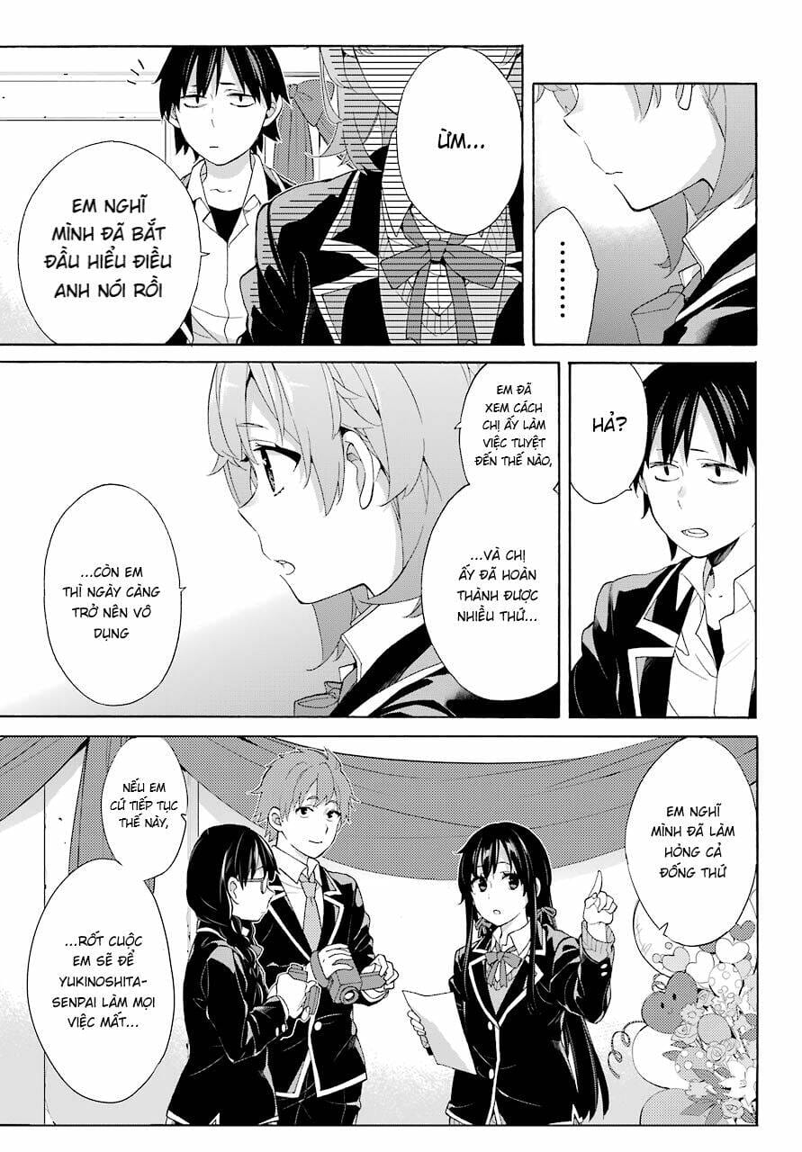 Truyện Tranh Chuyện Tình Thanh Xuân Bi Hài Của Tôi Quả Nhiên Là Sai Lầm - Oregairu trang 6