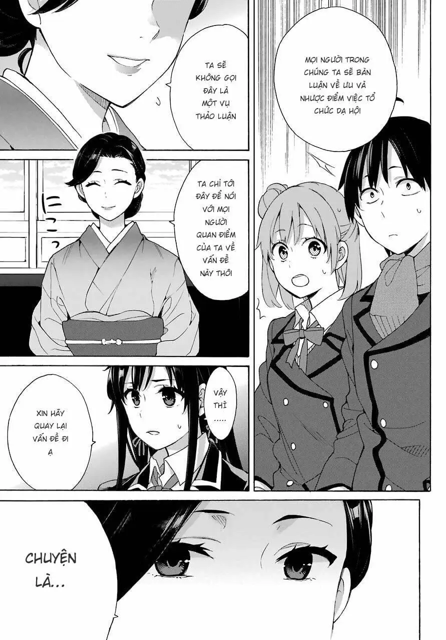 Truyện Tranh Chuyện Tình Thanh Xuân Bi Hài Của Tôi Quả Nhiên Là Sai Lầm - Oregairu trang 6