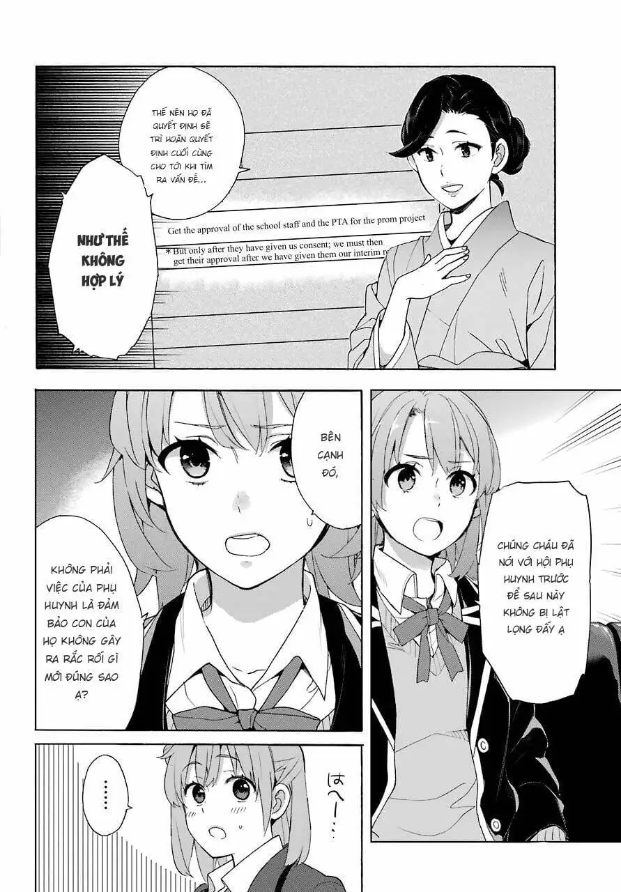 Truyện Tranh Chuyện Tình Thanh Xuân Bi Hài Của Tôi Quả Nhiên Là Sai Lầm - Oregairu trang 6