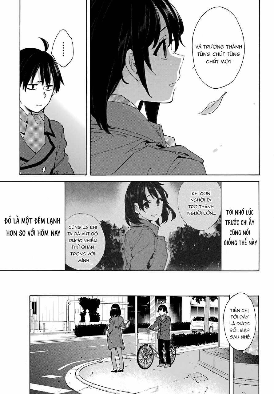 Truyện Tranh Chuyện Tình Thanh Xuân Bi Hài Của Tôi Quả Nhiên Là Sai Lầm - Oregairu trang 6