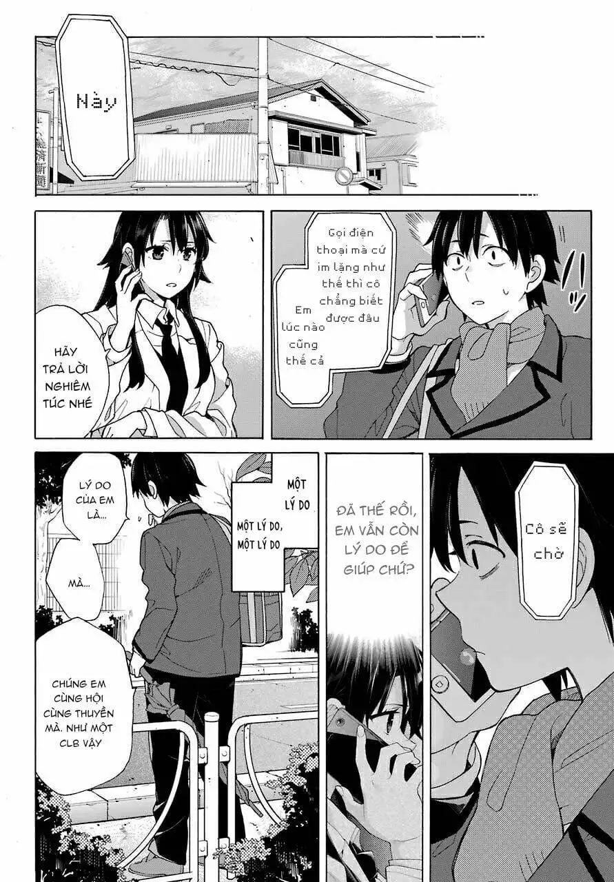 Truyện Tranh Chuyện Tình Thanh Xuân Bi Hài Của Tôi Quả Nhiên Là Sai Lầm - Oregairu trang 6