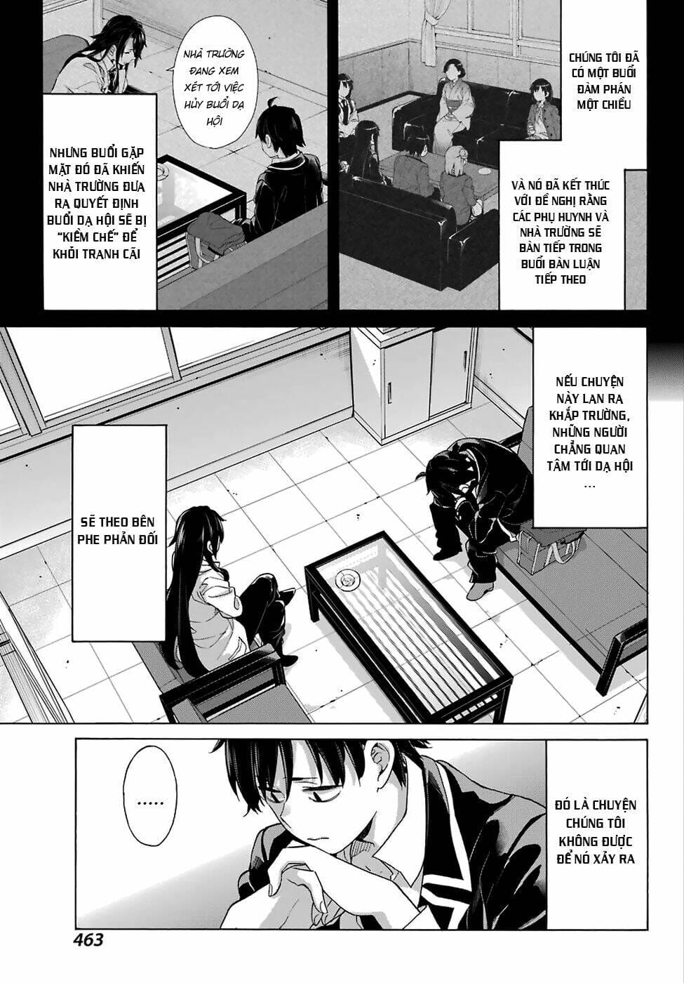 Truyện Tranh Chuyện Tình Thanh Xuân Bi Hài Của Tôi Quả Nhiên Là Sai Lầm - Oregairu trang 6