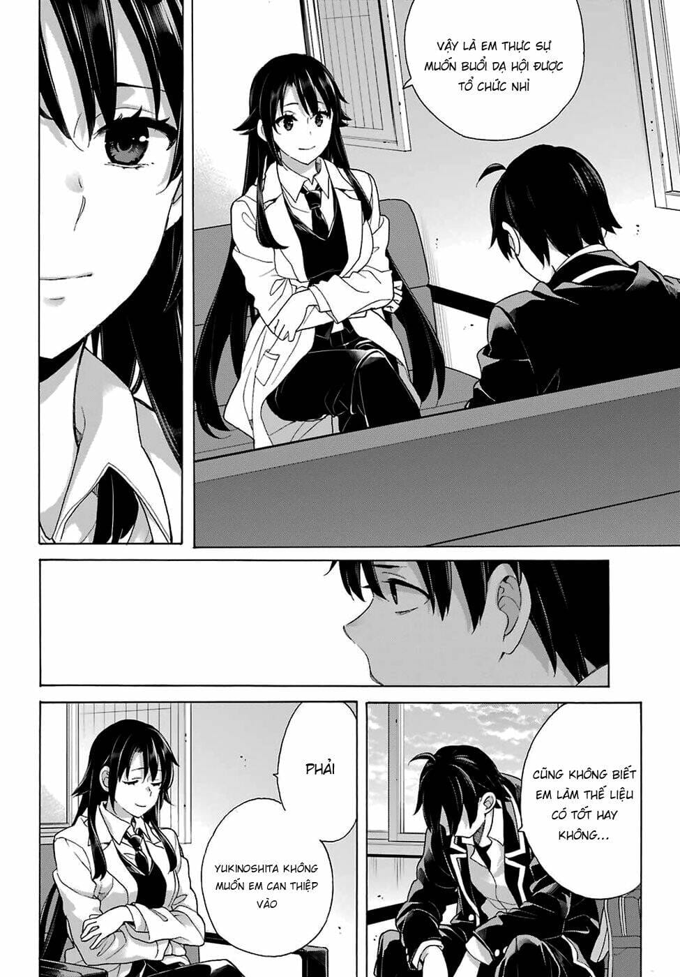 Truyện Tranh Chuyện Tình Thanh Xuân Bi Hài Của Tôi Quả Nhiên Là Sai Lầm - Oregairu trang 6