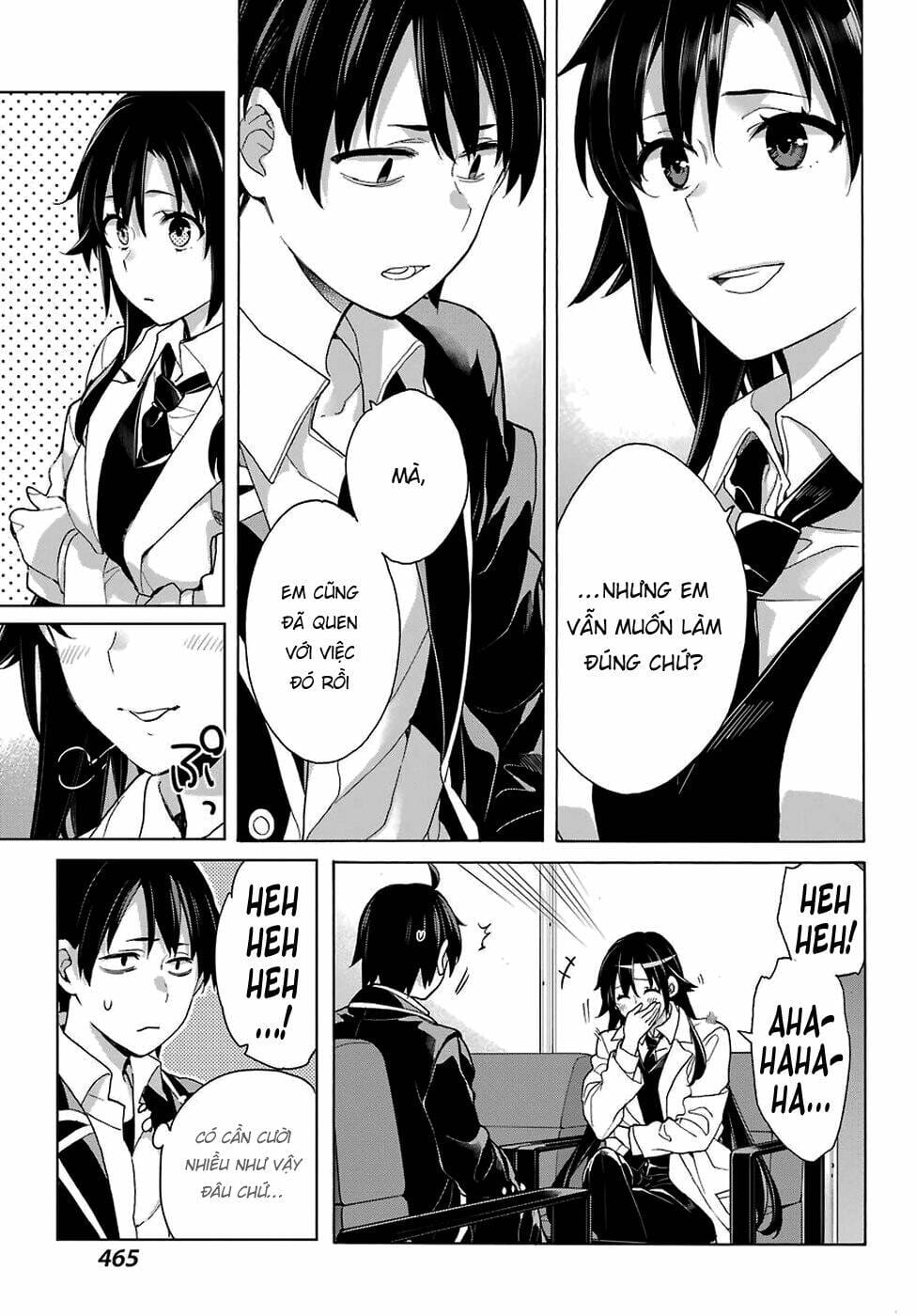 Truyện Tranh Chuyện Tình Thanh Xuân Bi Hài Của Tôi Quả Nhiên Là Sai Lầm - Oregairu trang 6
