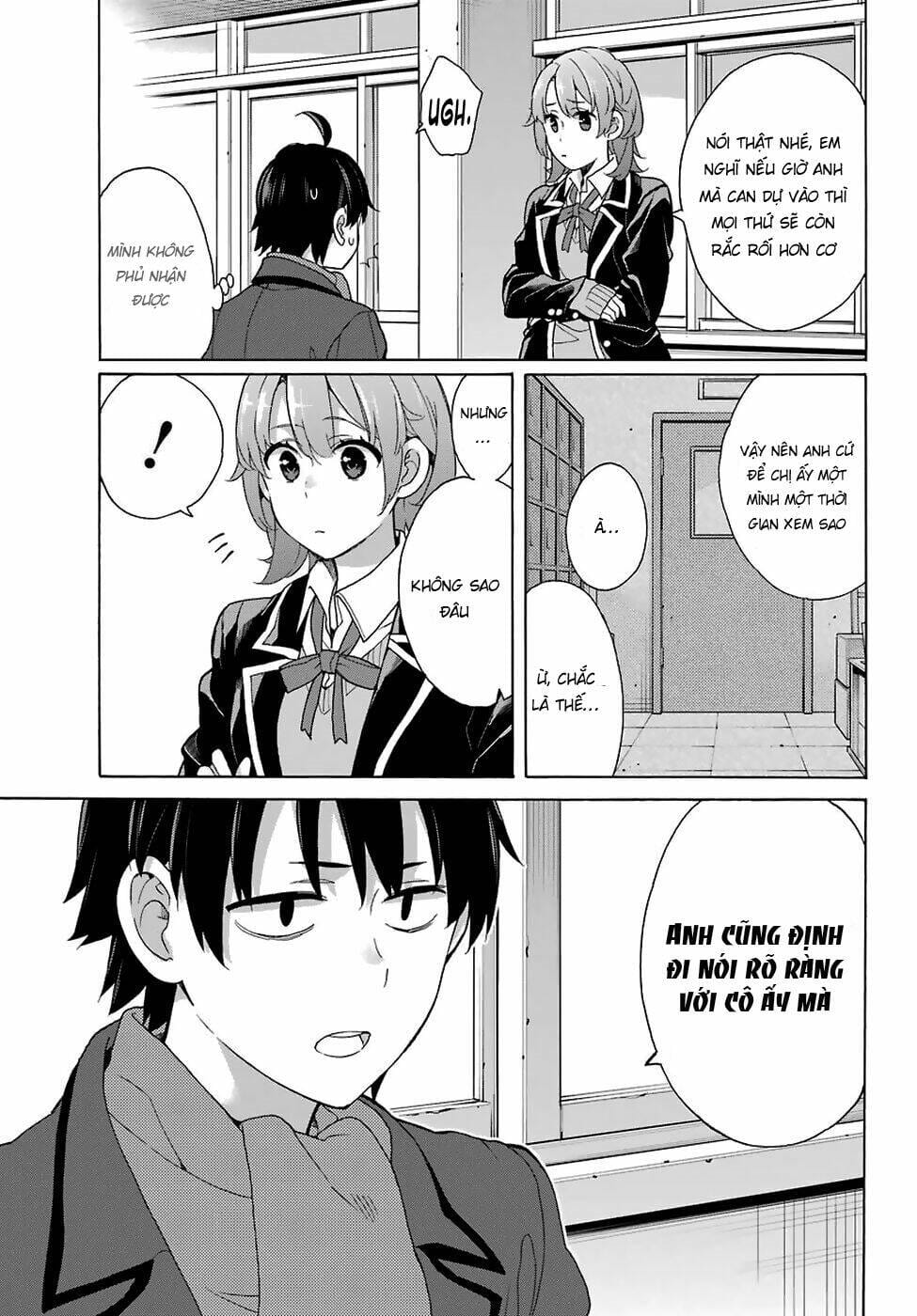 Truyện Tranh Chuyện Tình Thanh Xuân Bi Hài Của Tôi Quả Nhiên Là Sai Lầm - Oregairu trang 6