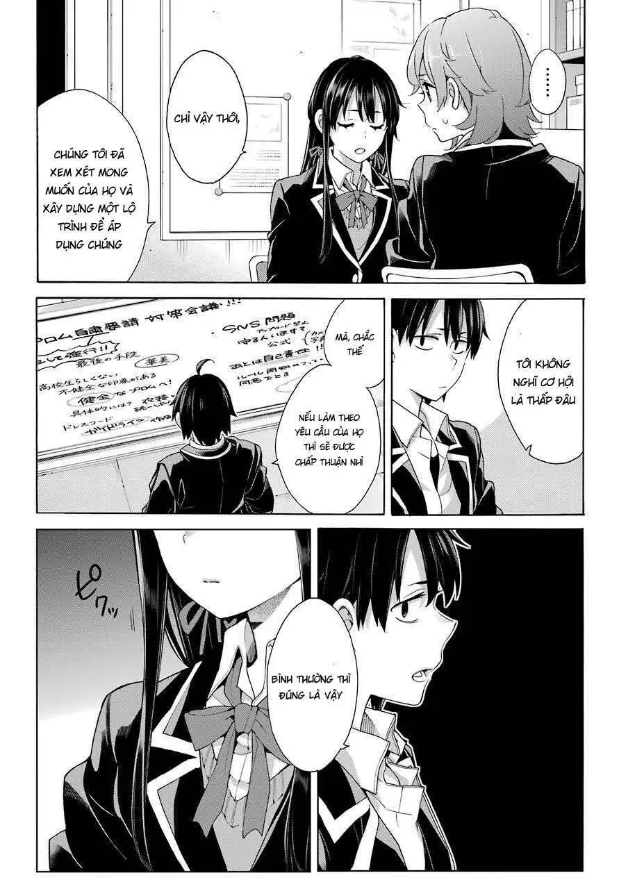 Truyện Tranh Chuyện Tình Thanh Xuân Bi Hài Của Tôi Quả Nhiên Là Sai Lầm - Oregairu trang 6