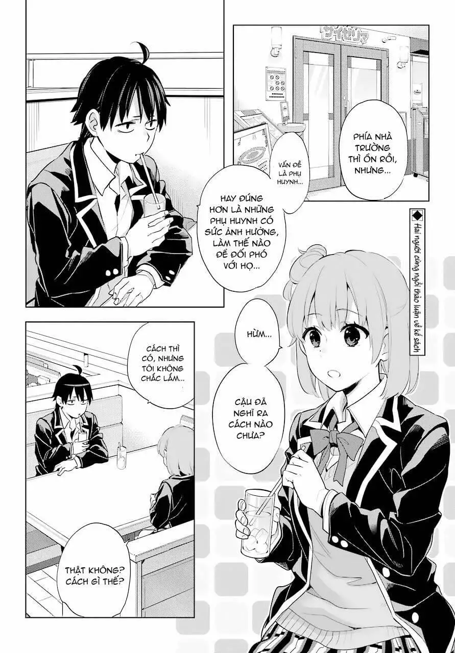 Truyện Tranh Chuyện Tình Thanh Xuân Bi Hài Của Tôi Quả Nhiên Là Sai Lầm - Oregairu trang 6