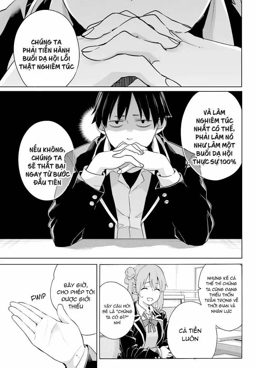 Truyện Tranh Chuyện Tình Thanh Xuân Bi Hài Của Tôi Quả Nhiên Là Sai Lầm - Oregairu trang 6