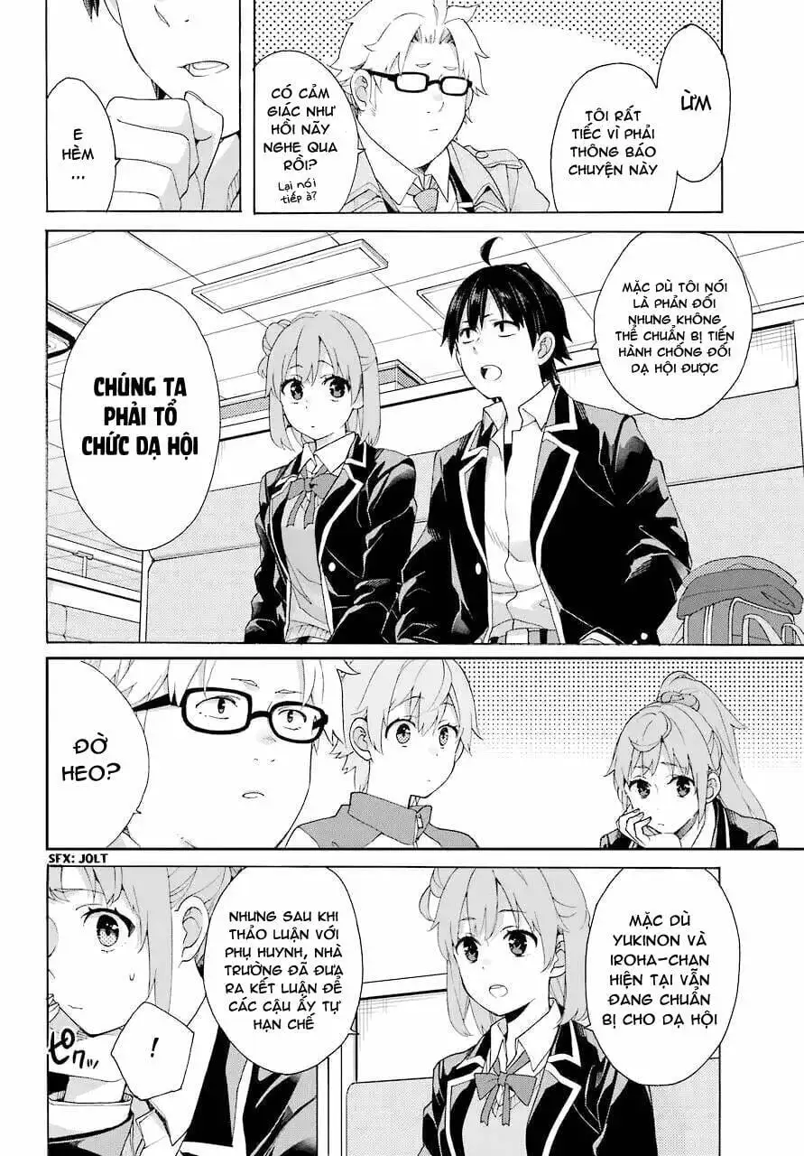 Truyện Tranh Chuyện Tình Thanh Xuân Bi Hài Của Tôi Quả Nhiên Là Sai Lầm - Oregairu trang 6