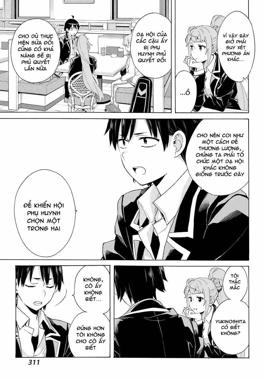 Truyện Tranh Chuyện Tình Thanh Xuân Bi Hài Của Tôi Quả Nhiên Là Sai Lầm - Oregairu trang 6